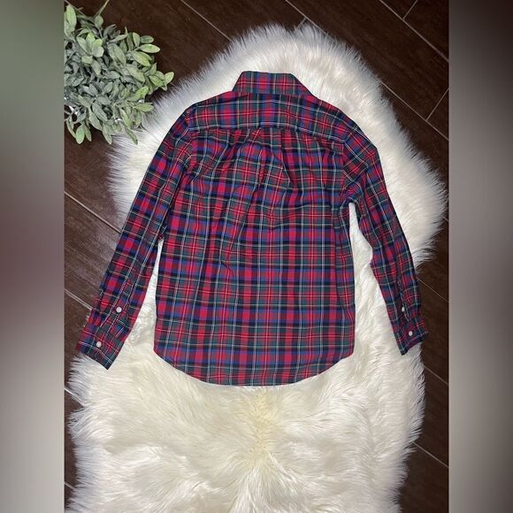 Ralph Lauren red plaid button down sz med 10/12 - Picture 3 of 3